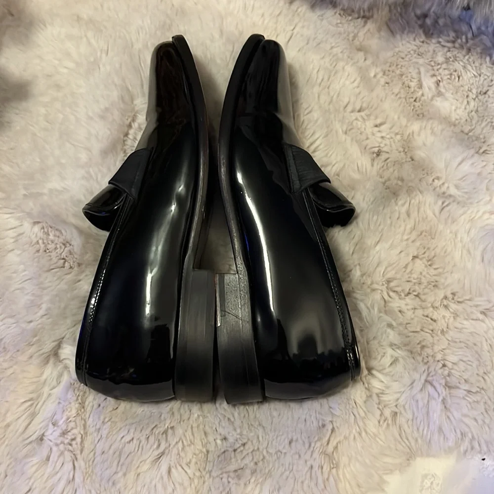 John W. Nordstrom Black Patent Leather Maestro Slip On Tuxedo Mens Dress Shoes